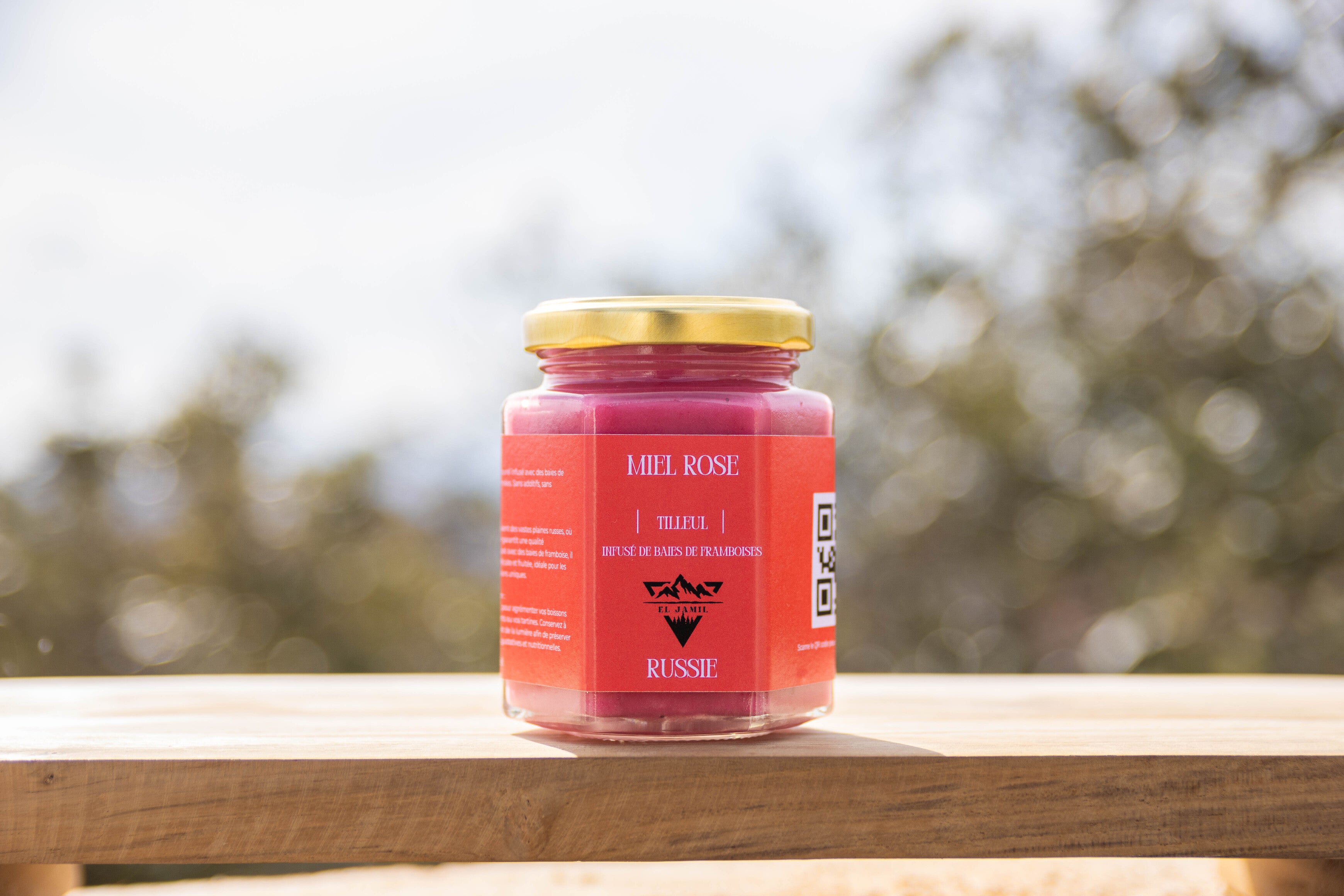 Miel Infusé aux Baies de Framboises